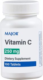 VITAMIN C TAB 250MG 1*100 TAB MAJOR NDC# 20555-0001-10