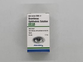 BROMFENAC OPHTHALMIC SOLUTION 0.09% 1.7ML