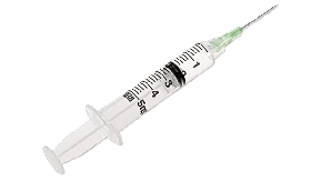 Hypodermic Syringe/Needle 21gx1" 5cc Green, Detachable Needle