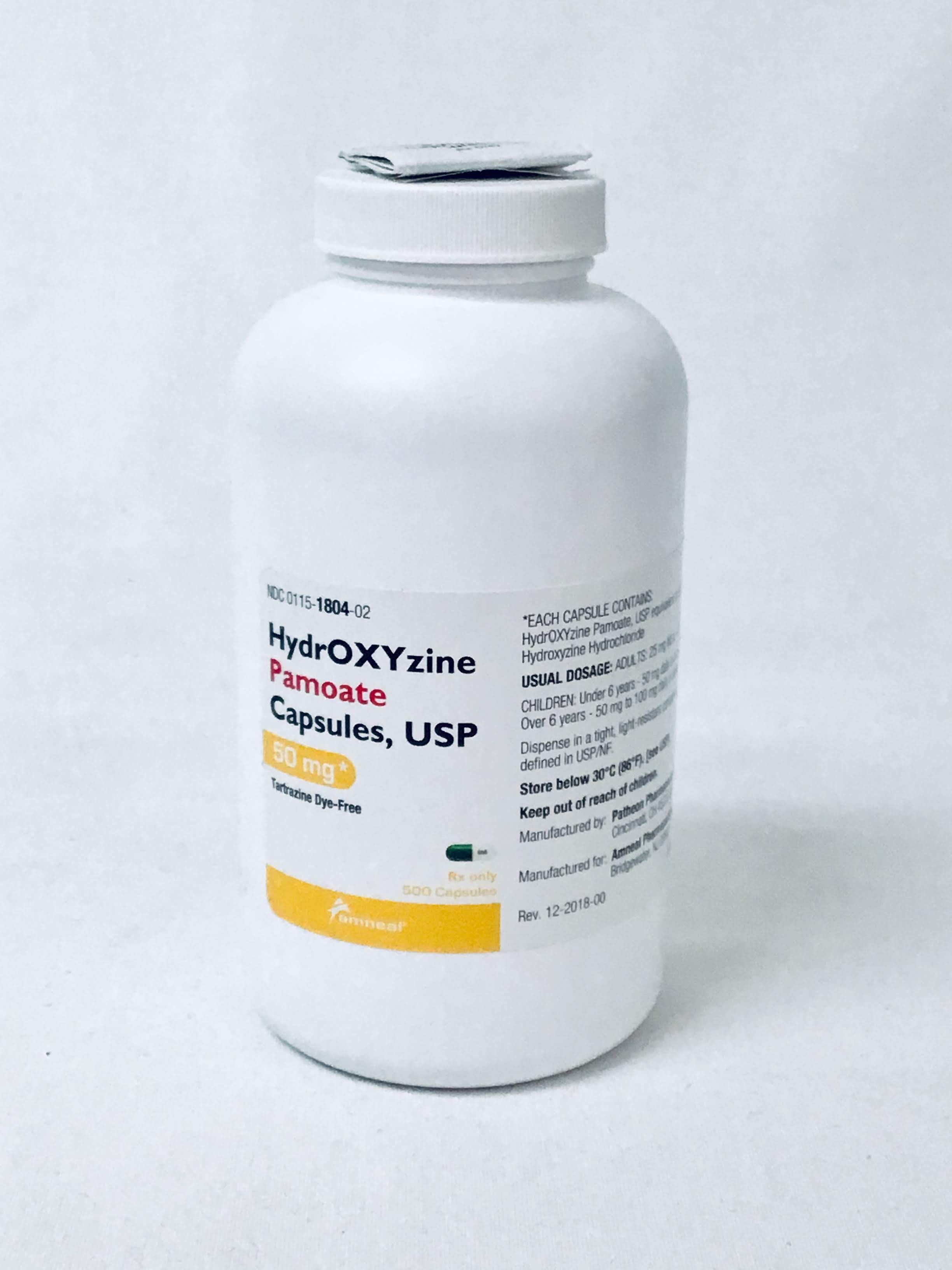HYDROXYZINE PAM 50MG CAP