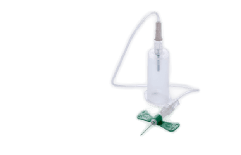 BD Vacutainer Push Button Blood Collection Set 25 Gauge 3/4 Inch Needle Length Safety Needle 12 Inch Tubing Sterile
