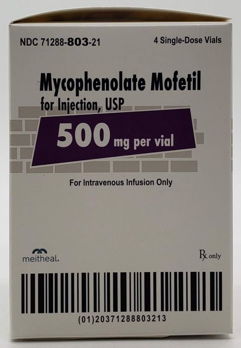 MYCOPHENOLATE MOFETIL INJ USP SDV 500MG