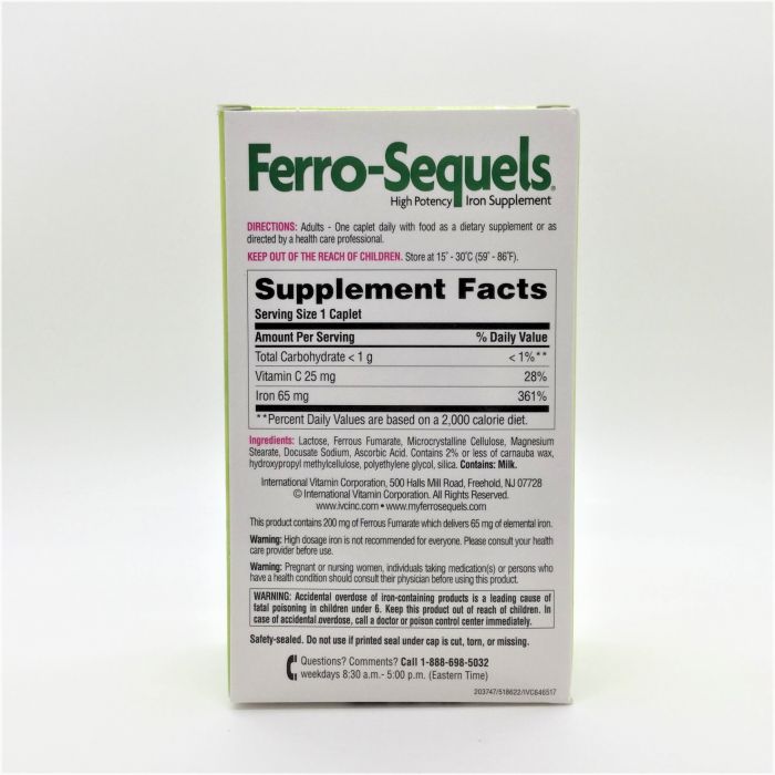 FERRO-SEQUELS 65MG TAB
